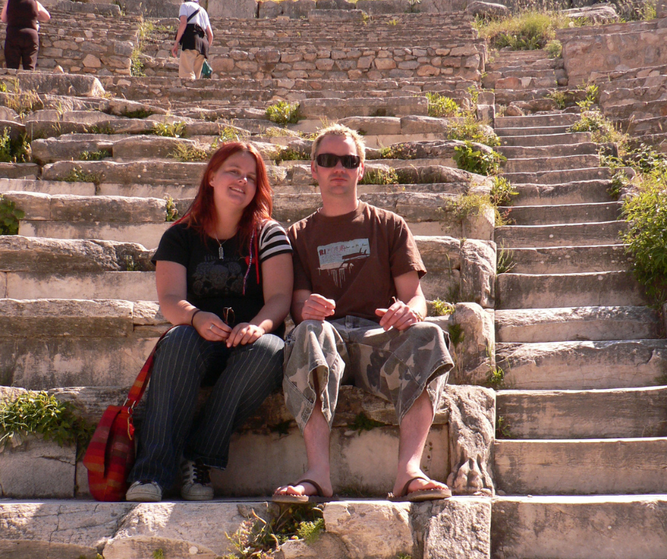 Nigel and I at Ephesus