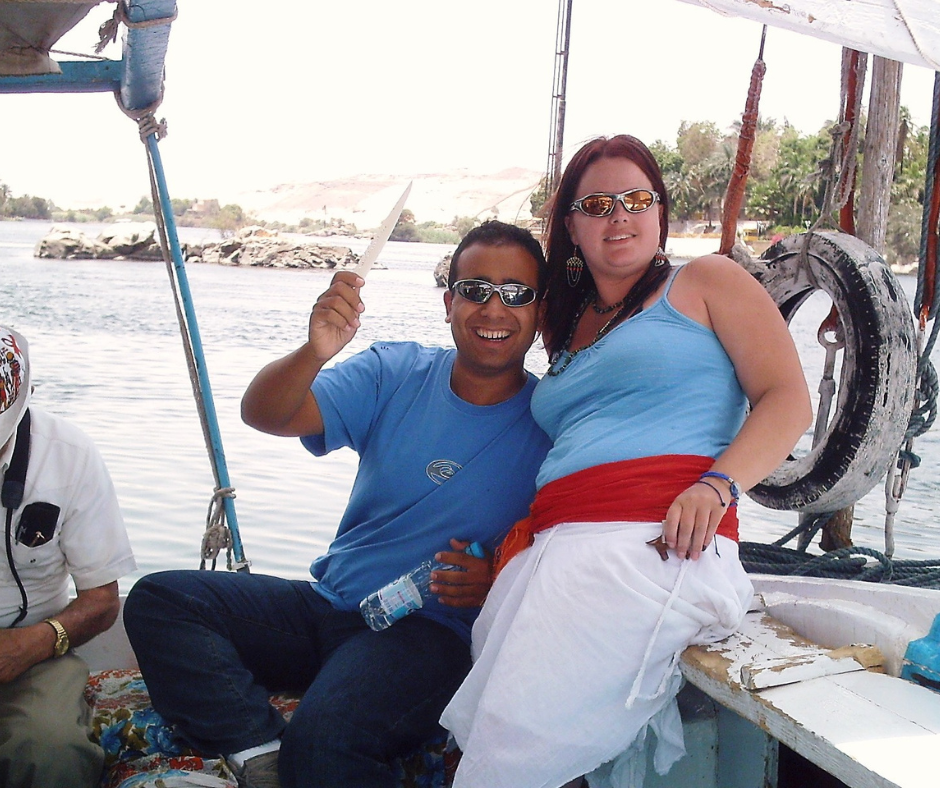 Ramez and I on the Nile