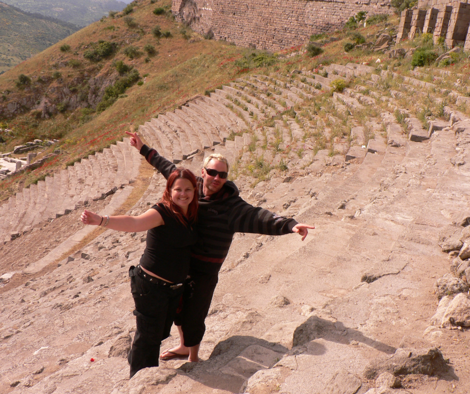 With Nigel at Pergamon