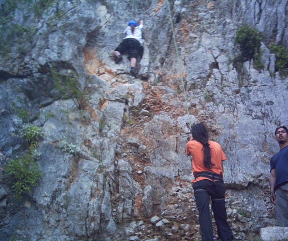 Rock climbing at Olimpos