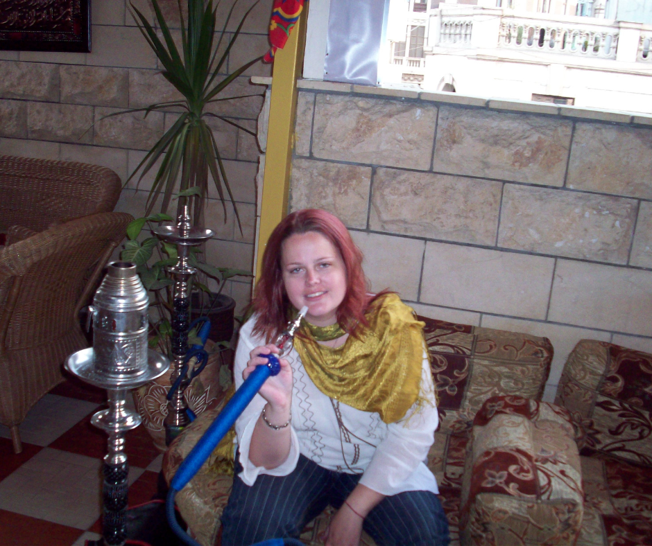 My first Sheesha in Cairo